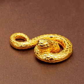 순금 선물 기념품 황금 뱀 24K 7.5g 동물 디자인