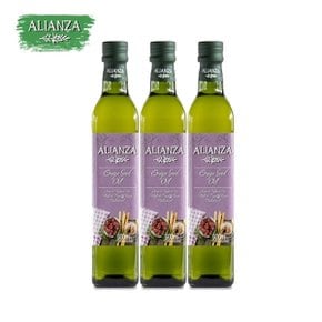 알리안자 포도씨유 500ml x 3병