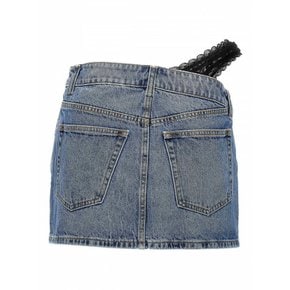 여성 미니 Dip 사이드 레이스 Undie 스커트 4DC1255614473 Blue /8