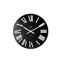 독일 알레시 벽시계 Alessi Firenze Wall Clock 블랙 1336615