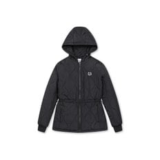 [Exclusive] Women Quilted Hooded Jacket_WWUAW24768BKX