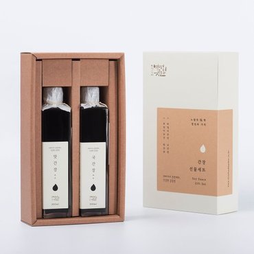 부엉이곳간 간장2종 세트 (300ml+300ml)