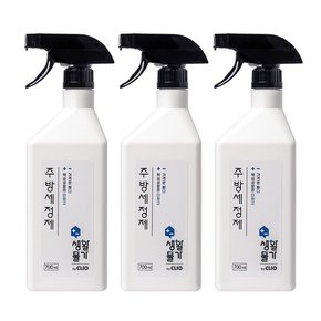 생활물가 주방 청소 세정제 700ml, 3개