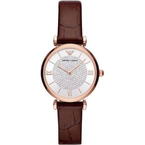 4855966 Emporio Armani Elegant Leather Watch for Womens Women 94439610