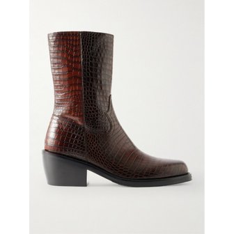 드리스반노튼 크로크 가죽 부츠 46376663163006394