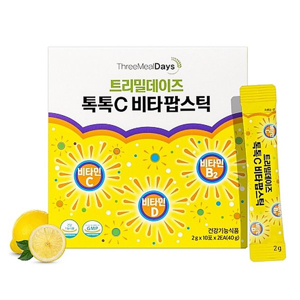 트리밀데이즈 팝핑 톡톡C 비타팝스틱 20포