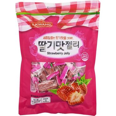  딸기맛젤리 300g 10봉 1박스 딸기맛 멜랜드 종합 콜라겐 석류