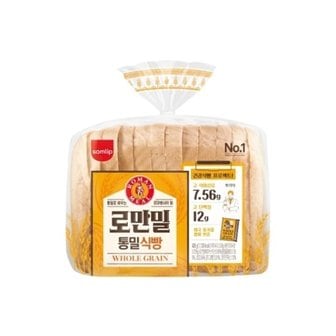  [오티삼립]로만밀 통밀식빵 420g 1봉