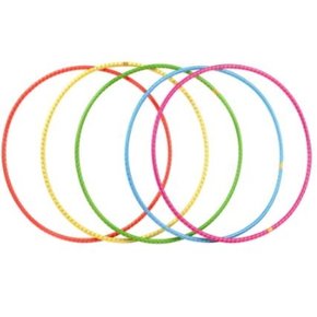 PJ 어린이 훌라후프 80cm 10개 색상랜덤
