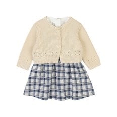 아가방 [아가방 봄신상]앤체크가디건3세트(BEIGE)_01R123252