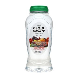  아름주가 도원결의 담금주 25도 3600ml 무감미 쌀증류원액