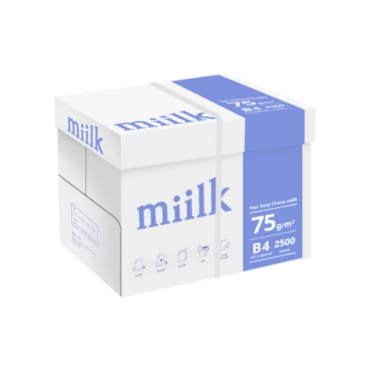 miilk 밀크 B4 복사용지 B4용지 복사지 75g 2500매 1박스