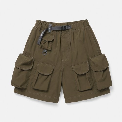 26 multi pocket short pants (M) - Khaki (574618205