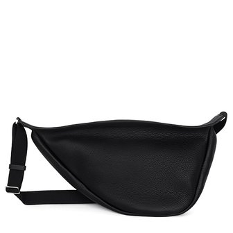 더로우 [부산점] 25FW 블랙 슬라우치 바나나 라지 크로스백 W1196L129 BLPL