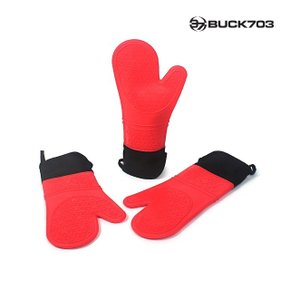 BUCK703 BBQ 실리콘 장갑 캠핑 바베큐그릴 참숯