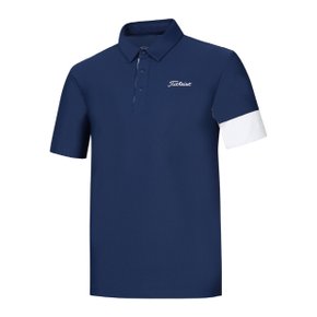 M 타이틀리스트골프반팔티 CQK TKPMS2213-63 TITLEIST LOGO SHIRT COBALT