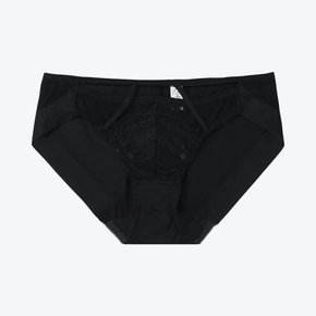 유니크 섹시 블랙 헴팬티_블랙