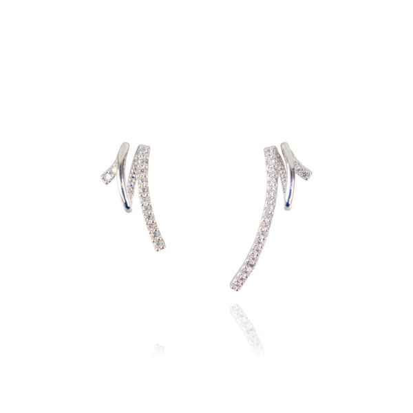 Asymmetric Twist Cubic Earrings [어시메트릭 트위스트 큐빅 귀걸이 _ 실버]