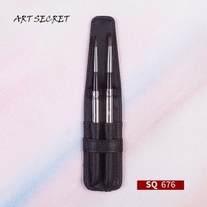 새한아트 아트시크릿 SQ 676 고급 수채화 브러쉬 2pcs 세트 휴대용