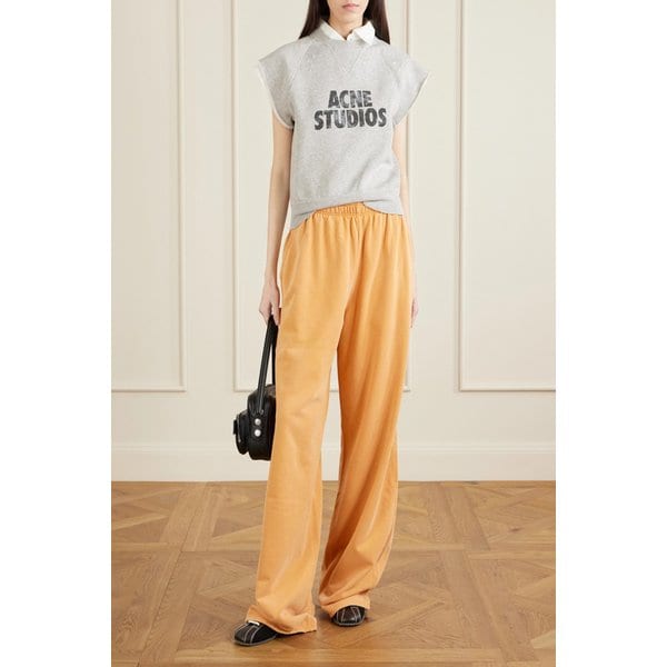 코튼 로고 프린트 스웨트팬츠 46376663162964222