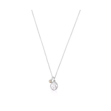 TOUS 실버 카미 네크리스 위드 펄 / Silver Camee Necklace with Pearl / 목걸이 / 712322520