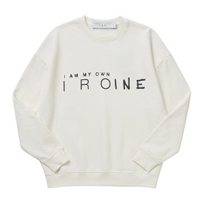 00PWF14TULLI WHI0100P TULLI 로고 여성 맨투맨