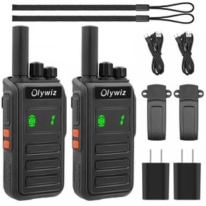 Olywiz 825 2500mAh 2W 워키토키 무선 디스플레이/휴대용 (등록국가) 초장거리 타입 이지 컨트롤