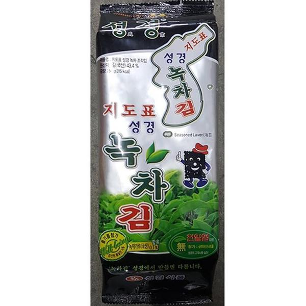확대된 대표 SK-HY s191705 녹차식탁김(조각 성경 50g)X20(1)