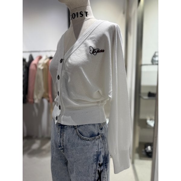 [여주점] 자수 포인트 백레이스업 가디건 ES2KG961