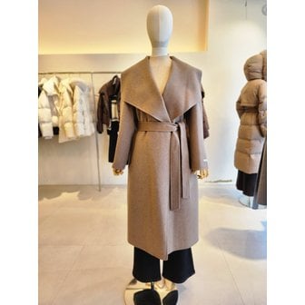 JJ지고트 [여주점] [JJ 지고트] 여성 울 캐시미어 숄 칼라 핸드메이드 코트 GRCA0CTR11