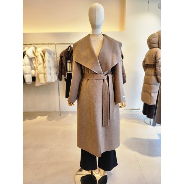 [여주점] [JJ 지고트] 여성 울 캐시미어 숄 칼라 핸드메이드 코트 GRCA0CTR11