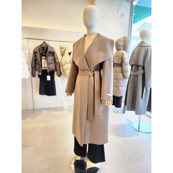 [여주점] [JJ 지고트] 여성 울 캐시미어 숄 칼라 핸드메이드 코트 GRCA0CTR11