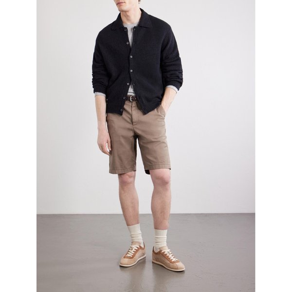 스트레이트 레그 스트레치 코튼 블렌드 개버딘 쇼츠 46376663163067794