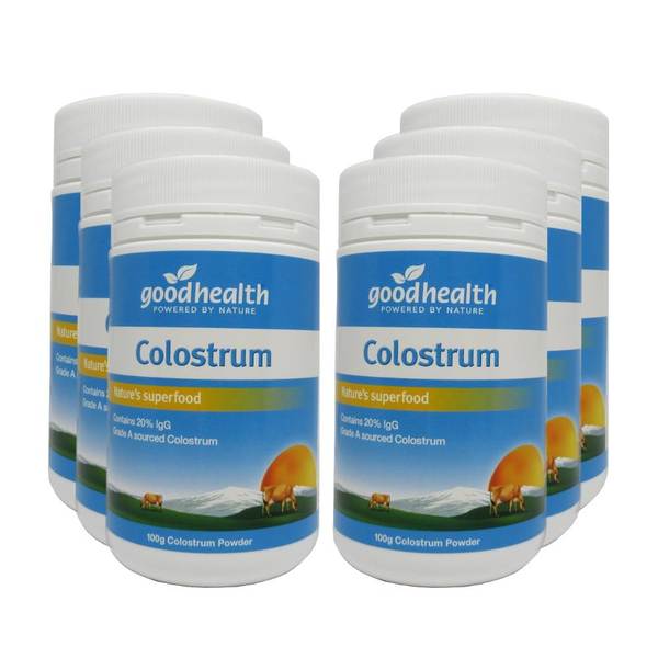 굿헬스 콜로스트럼 초유 파우더 Colostrum 100g 6개