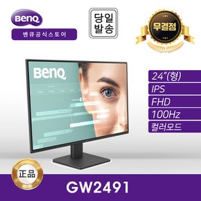 -공식- BenQ GW2491 아이케어 무결점 모니터 (IPS/FHD/100Hz)