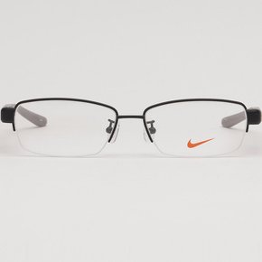 안경테 NIKE8121AF 002 반무테 스퀘어 데일리 패션 남자 여자