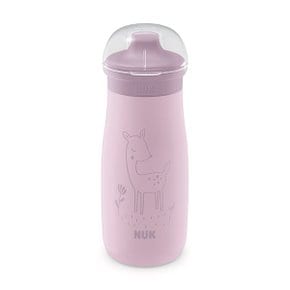 미니미 Flip 2in1 빨대 & 드링킹 컵 500ml 퍼플