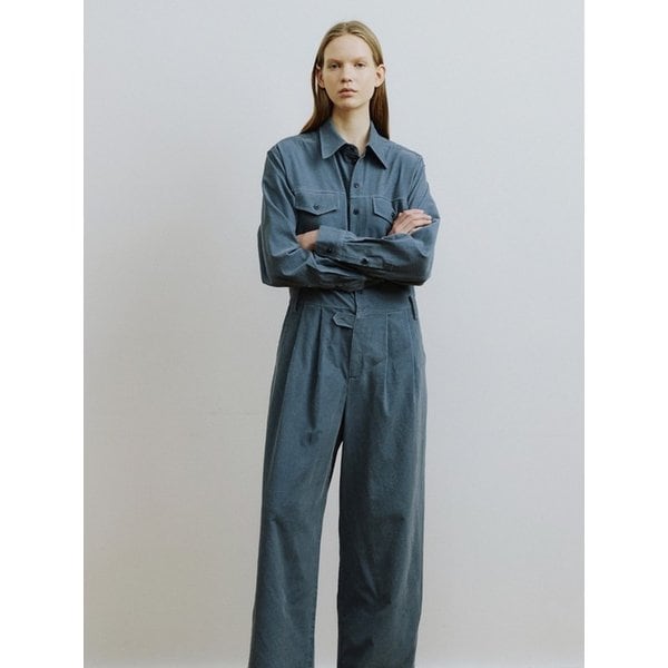 SLATE Retro Corduroy Jumpsuit [Blue]