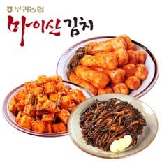 [한국농협김치] 전북대표 마이산김치 맛남3종11호(총각김치/깍두기/고들빼기 각1kg)