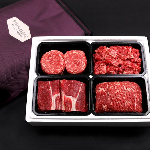 [산지직송/냉장]한우  1++등급 7 프리미엄 선물세트 1호 2.4kg (불고기,국거리,산적,장조림 각600g)