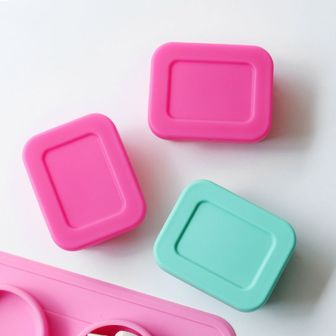 NS홈쇼핑 젤리팝 큐브 실리콘 밀폐용기 냉장고밥팩 (소) 150ml[32459305]