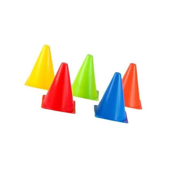 확대된 대표 축구훈련콘 순발력운동 달리기경주 미니꼬깔