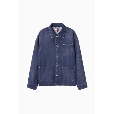 타미진스 남성 워시드 초어 재킷 T32F6NJC11TMT1 TOMMY JEANS