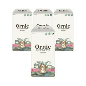 [SSG][코디]S오닉 유기농 순면커버 프리미엄 팬티라이너(롱) 75p * 4팩 (총 300매)