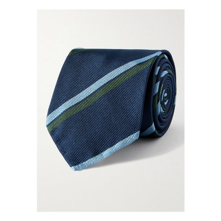 SID MASHBURN 시드 매쉬번 스트라이프 실크 트윌 타이 8cm 46376663162881553