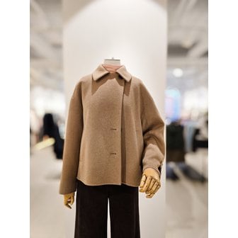 아이잗컬렉션 [파주점] 울 캐시미어 더블 하프 코트 CRAA0CTH31