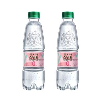 코카콜라 [본사직영] 씨그램 스위트 피치블랙티향 350ml 24개