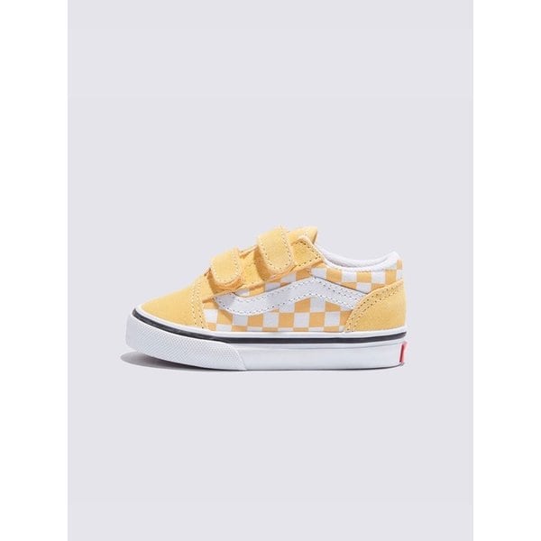 [반스 공식] 토들러 컬러 띠어리 체커보드 Old Skool 올드스쿨 벨크로 / VN0009RCP1T1