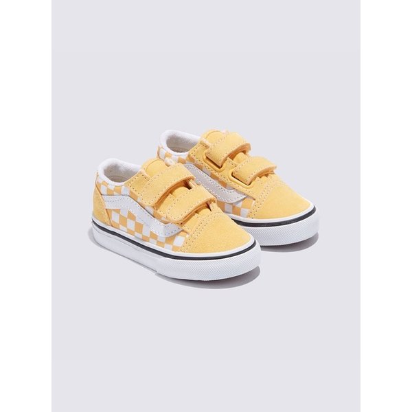 [반스 공식] 토들러 컬러 띠어리 체커보드 Old Skool 올드스쿨 벨크로 / VN0009RCP1T1