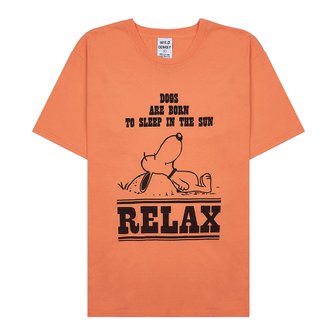 와일드동키 [와일드 동키] 남성 릴렉스 반팔 티셔츠 T RELAX ESW ORANGE